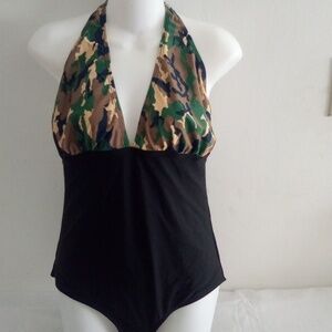 Camoflouge one piece Swimsuit